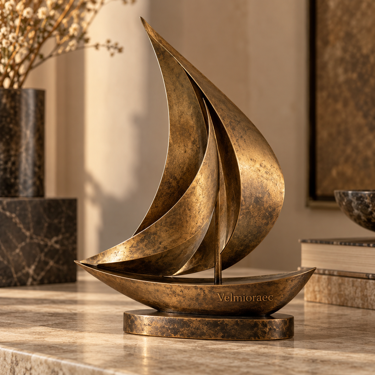 Maventoa™  Fairwind Sailboat Sculpture