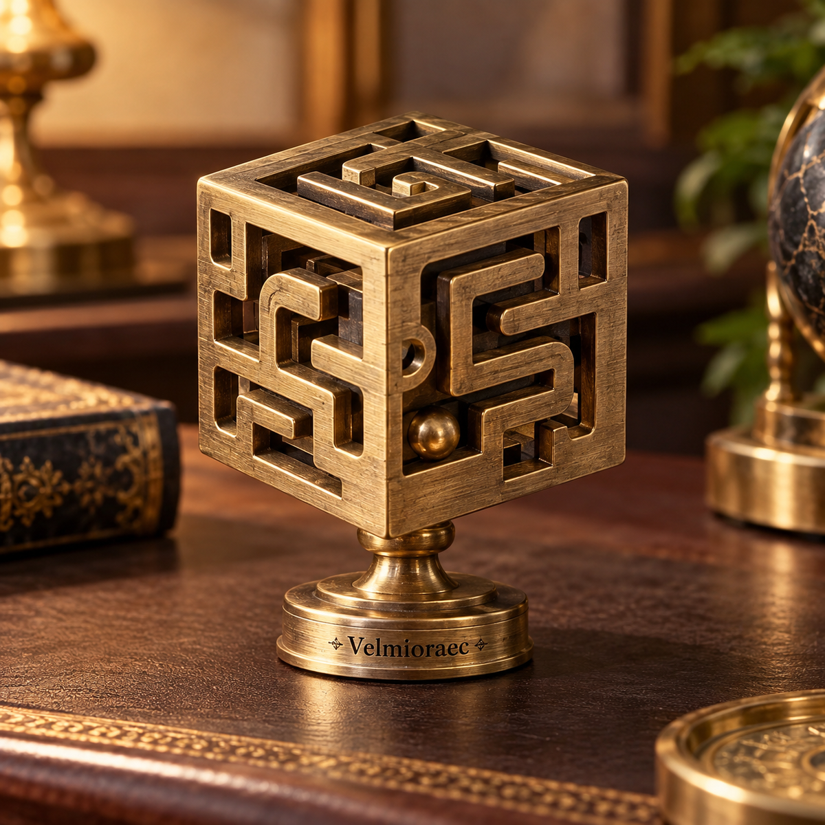 Maventoa™ Meander Cube Sculpture