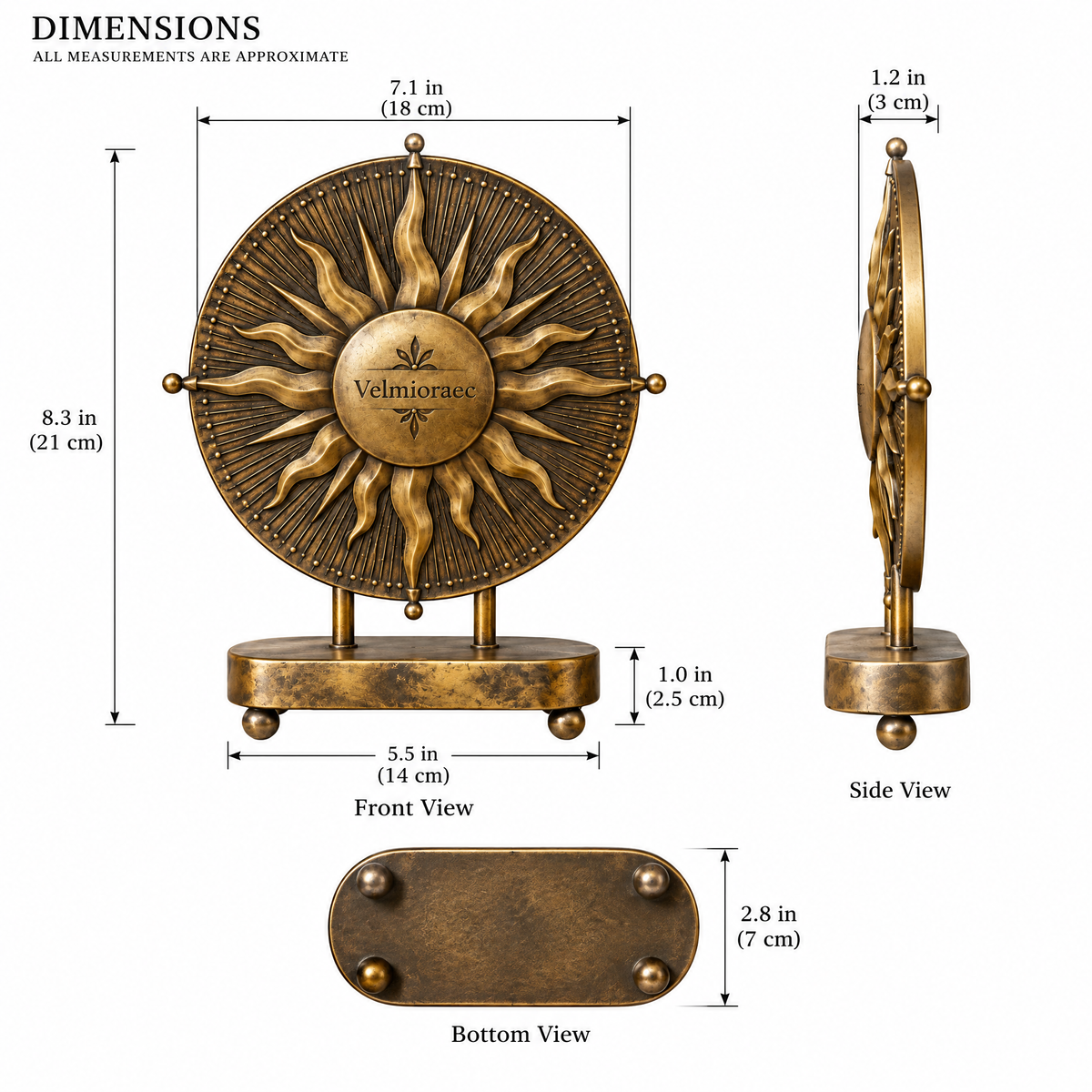 Maventoa™  Solcrest Sun Sculpture