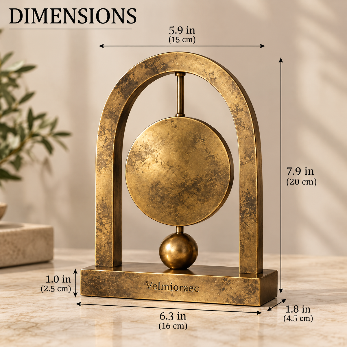 Maventoa™  Stillpoint Disc Sculpture