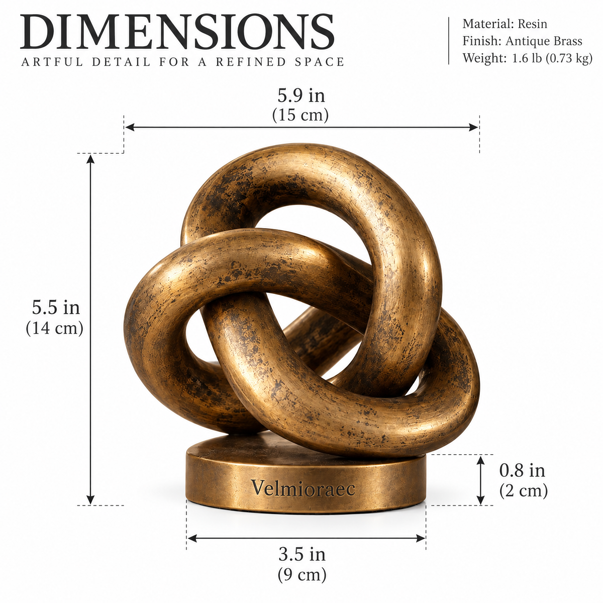 Maventoa™ Everloop Knot Sculpture