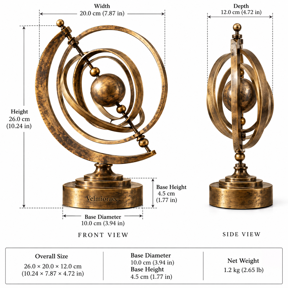 Maventoa™   Asterion Armillary Sculpture